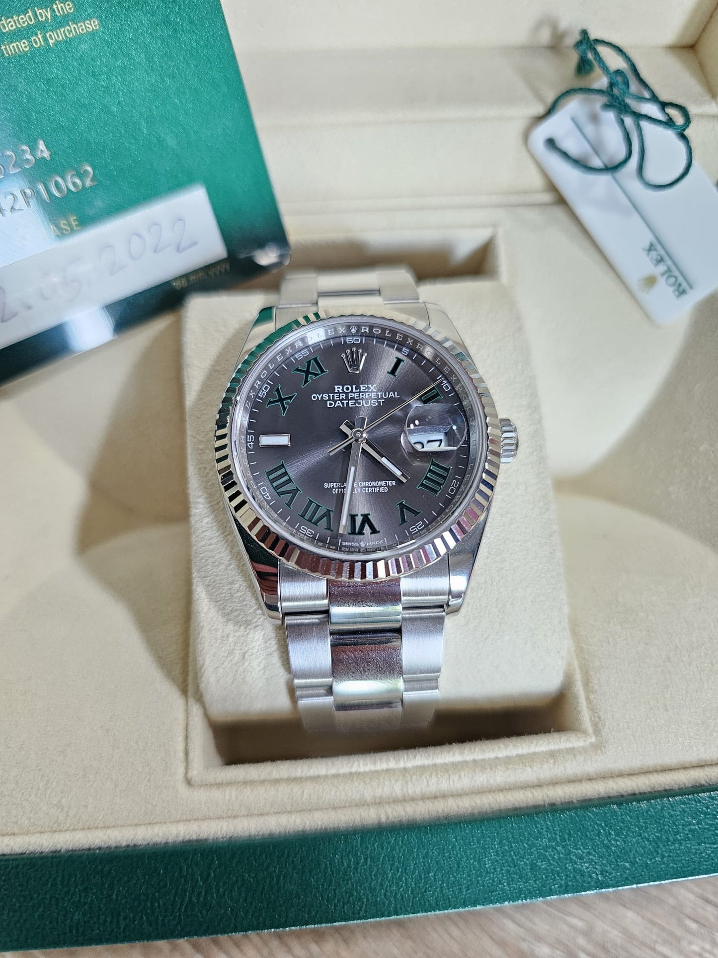 Rolex Datejust 36 Wimbledon - 126234