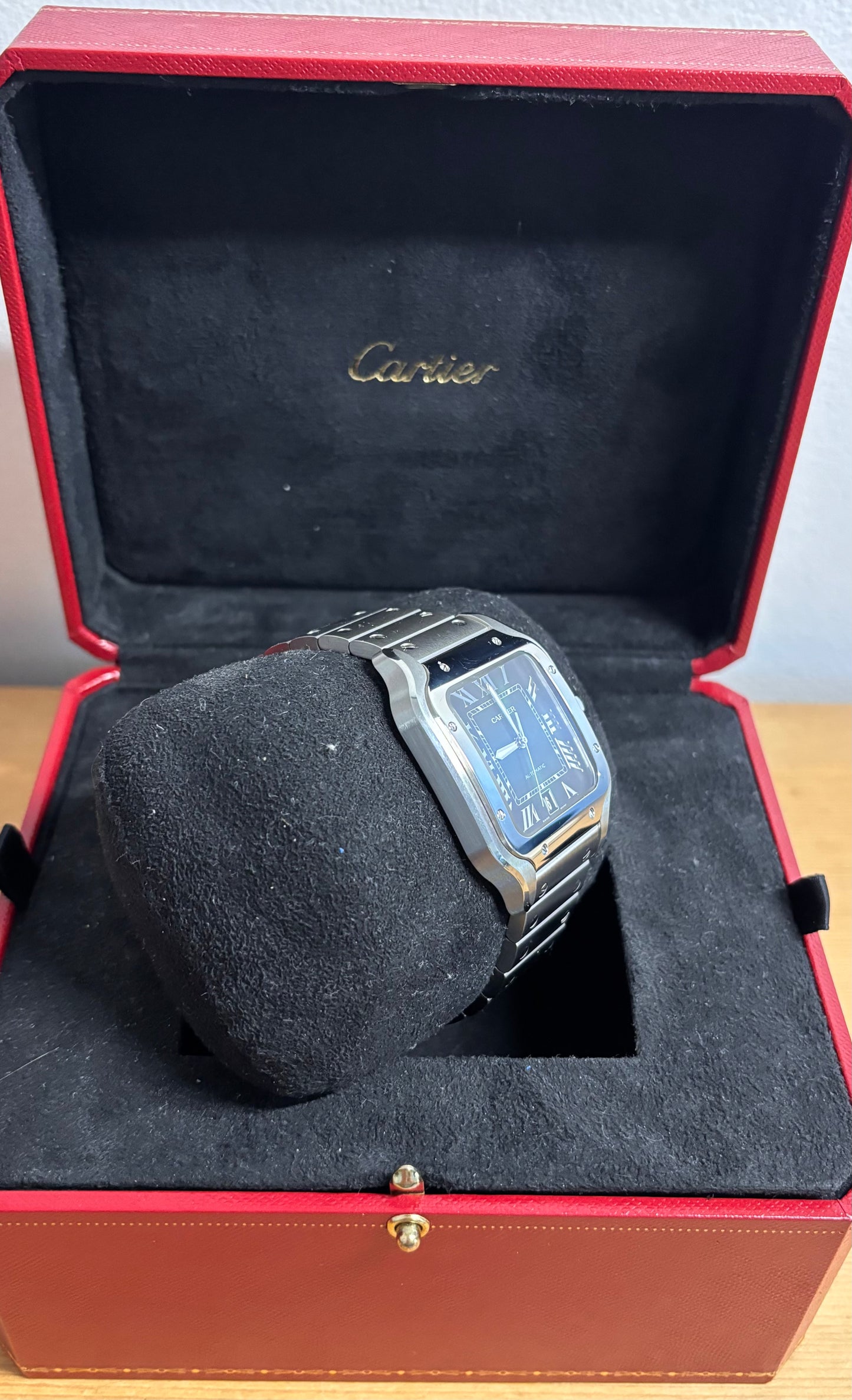 Cartier Santos Large Green Dial - WSSA0062