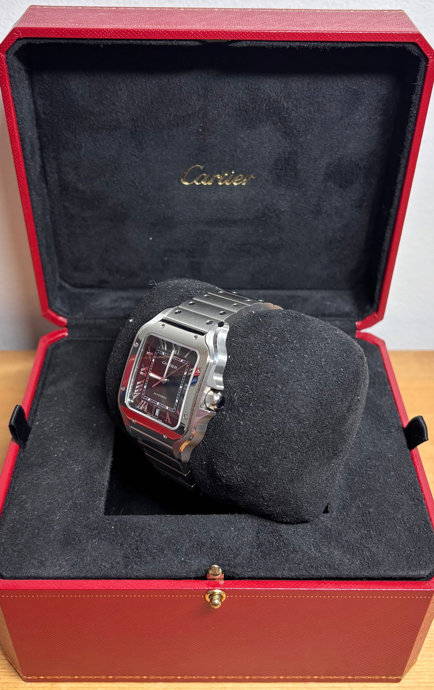 Cartier Santos Large Green Dial - WSSA0062