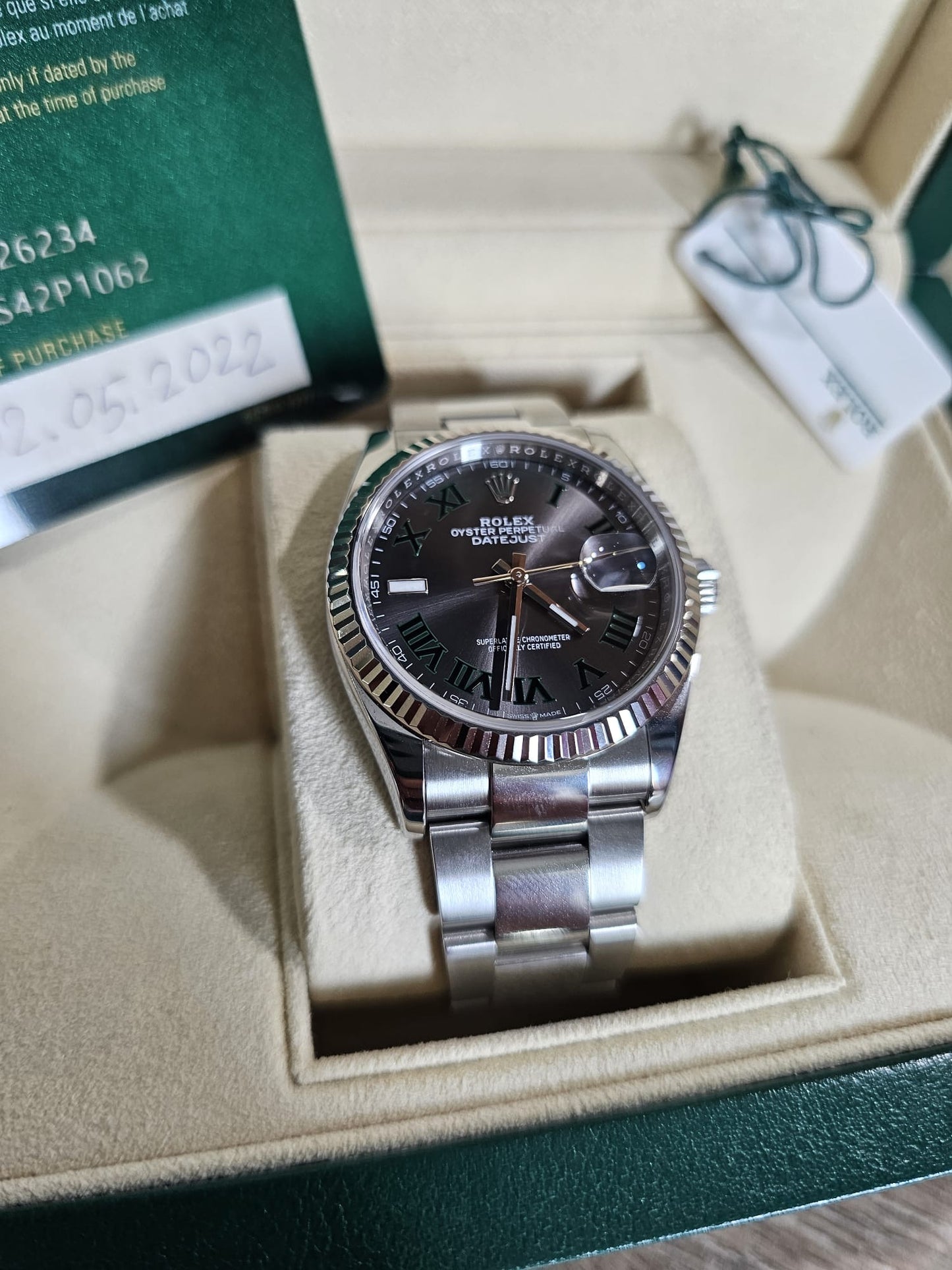 Rolex Datejust 36 Wimbledon - 126234