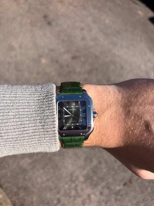 Cartier Santos Large Green Dial - WSSA0062